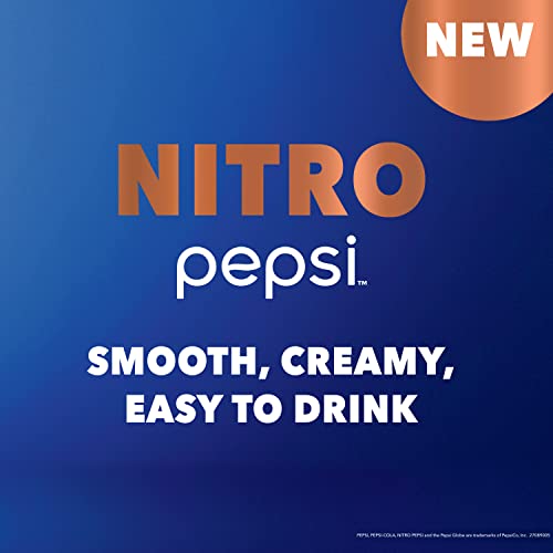 Pepsi Cola Nitro Vanilla Draft Soda Pop  13.65 Fl Oz 4 Pack Cans thumbnail