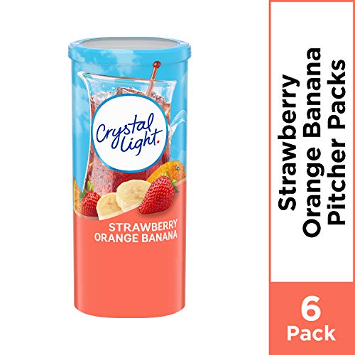Crystal Light Strawberry Orange Banana Drink Mix (24 Pitcher Packets, 4 Canisters of 6) thumbnail