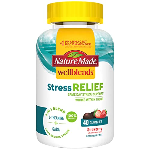 Nature Made Well Blends Stress Relief 40 Gummies - Strawberry