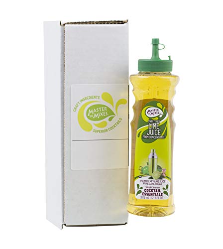 Master of Mixes Cocktail Essentials Sweetened Lime Juice  375 ML Bottle (12.7 Fl Oz)  Individually Boxed