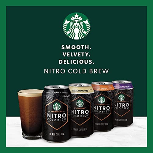 Starbucks Nitro Cold Brew Sweet Cream Premium Iced Coffee Drink 9.6 Fl Oz Can thumbnail