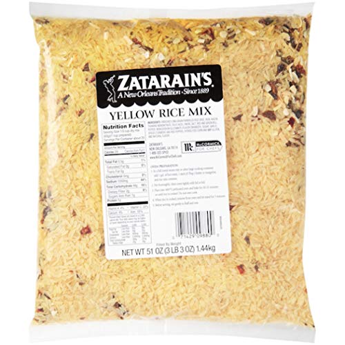 Zatarains Yellow Rice Mix, 51 Ounce -- 6 per Case.