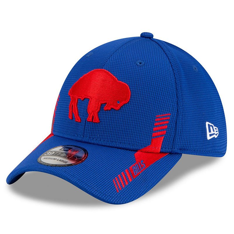 Men's New Era Royal Buffalo Bills 2021 NFL Sideline Home Historic Logo 39THIRTY Flex Hat, Size: Small/Medium, BIL Blue