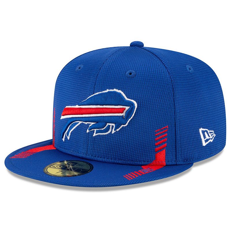 Men's New Era Royal Buffalo Bills 2021 NFL Sideline Home 59FIFTY Fitted Hat, Size: 7 7/8, BIL Blue