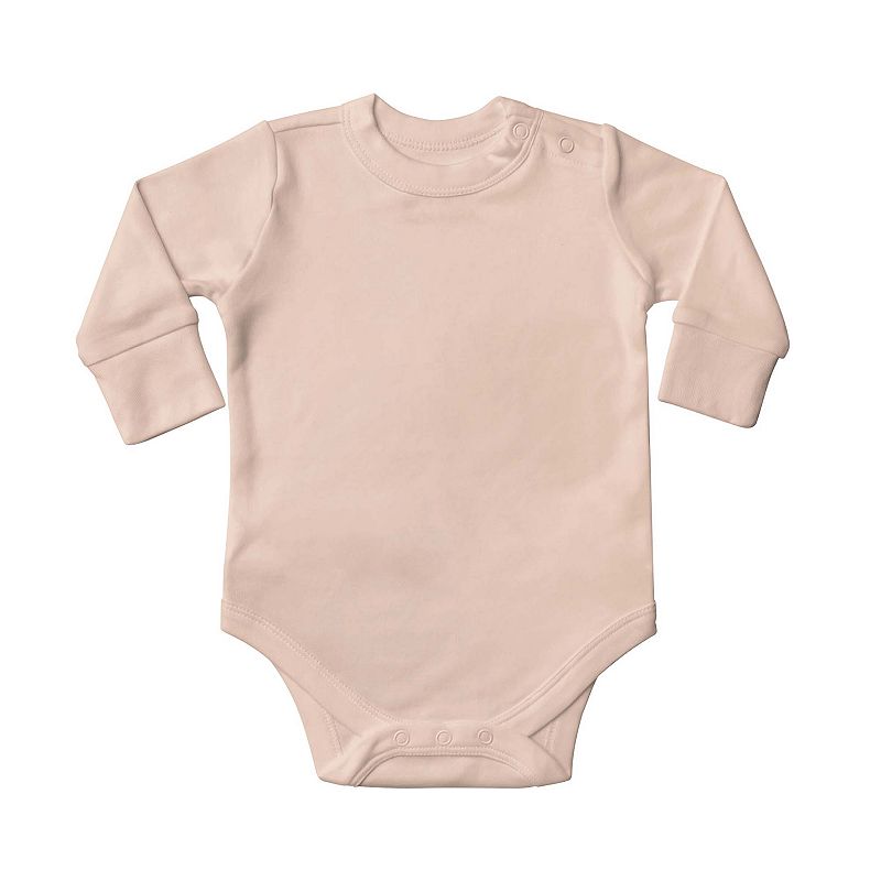 Baby Girl Goumi Organic Cotton Blend Long-Sleeve Bodysuit, Infant Girl's, Size: 6-12Months, Pink