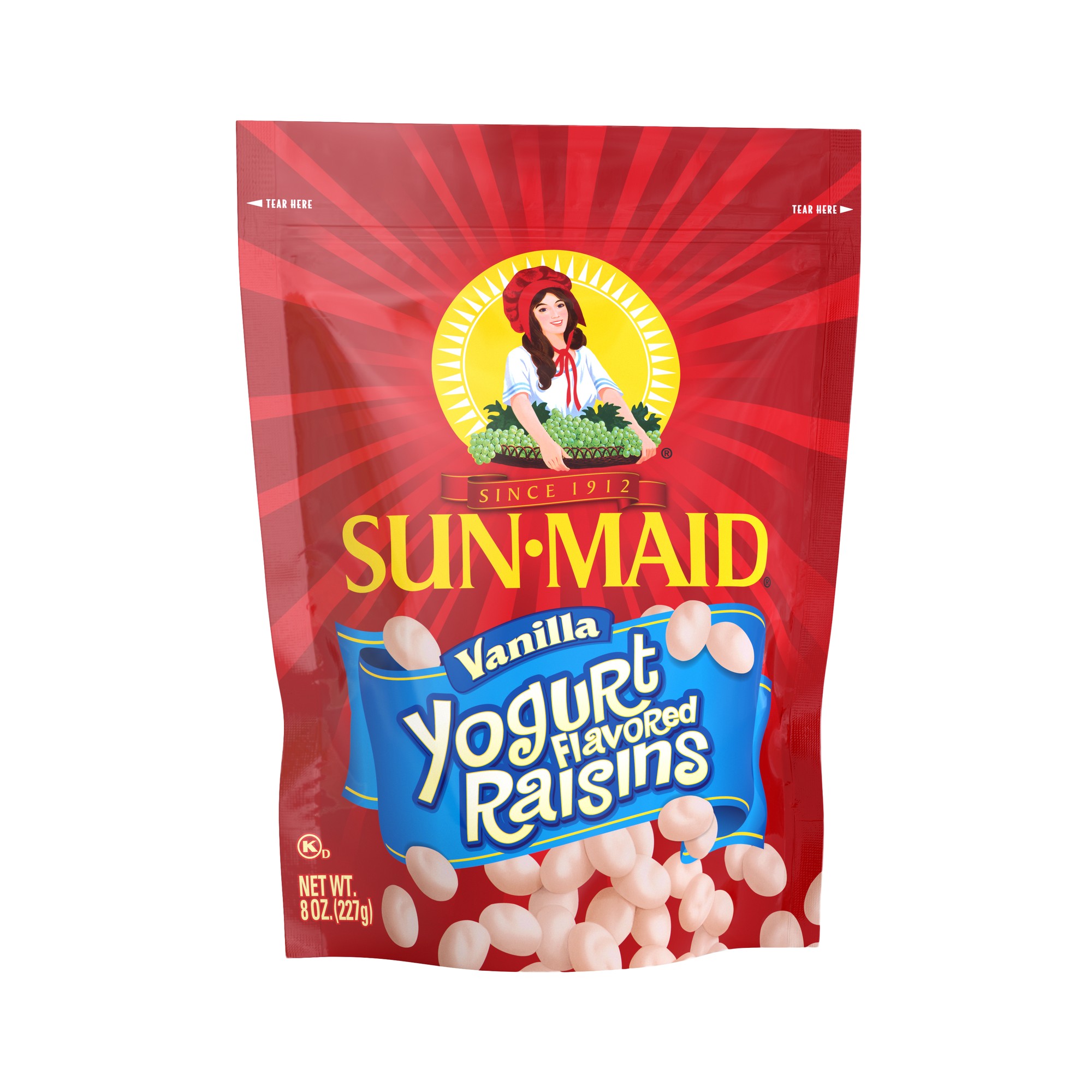 Sun-Maid Vanilla Yogurt Covered Raisins Resealable Bag - 8oz