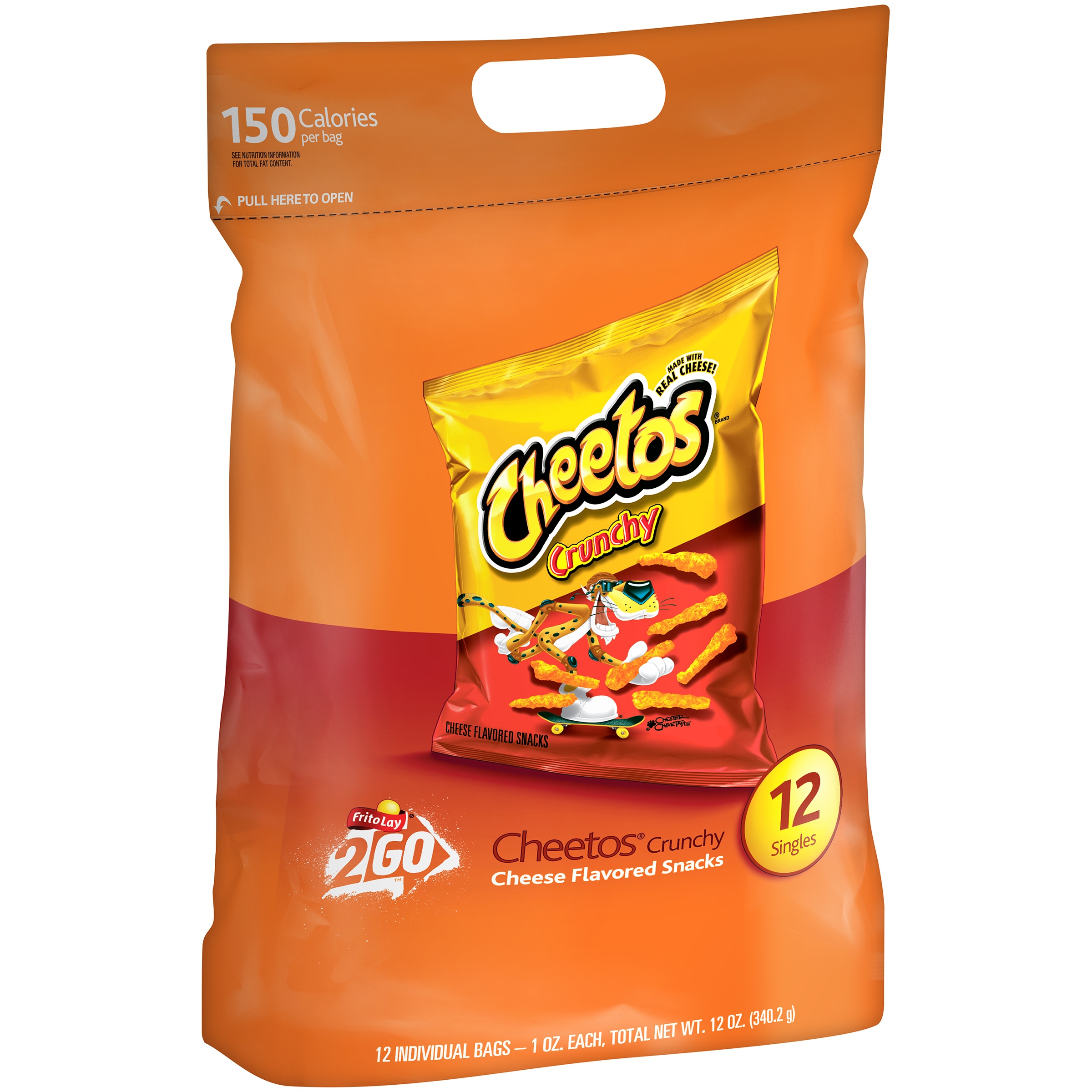 Tostitos Scoops Tortilla Chips & Cheetos Crunchy Cheese Snacks