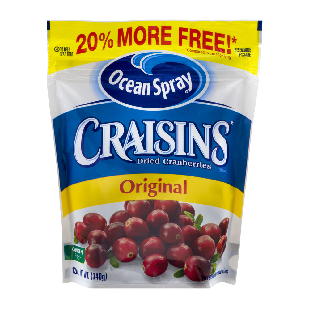 Ocean Spray® Craisins® Original Dried Cranberries  Dried Fruit  12 Oz Pouch