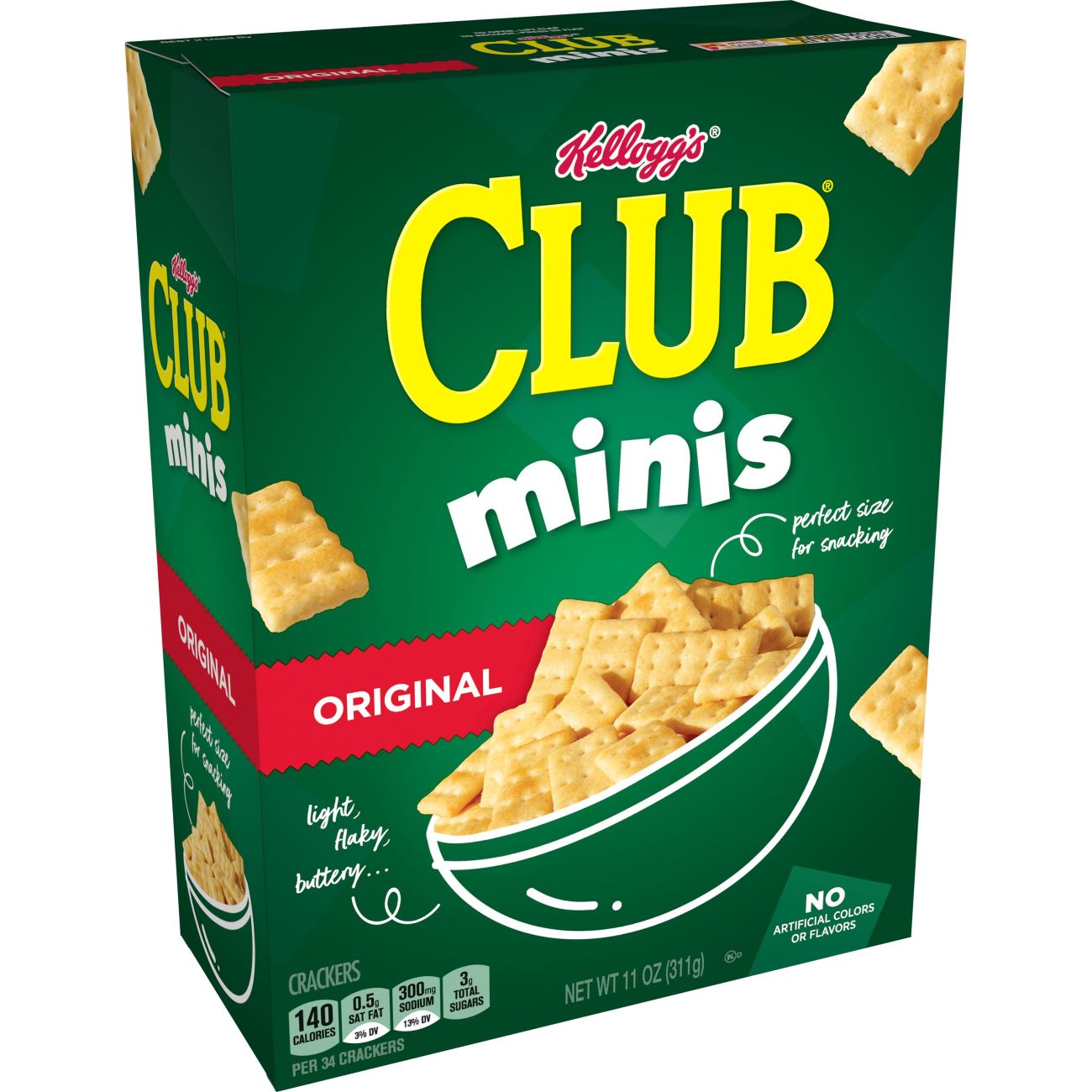 Club Original Crackers  Mini Snack Crackers  11 Oz