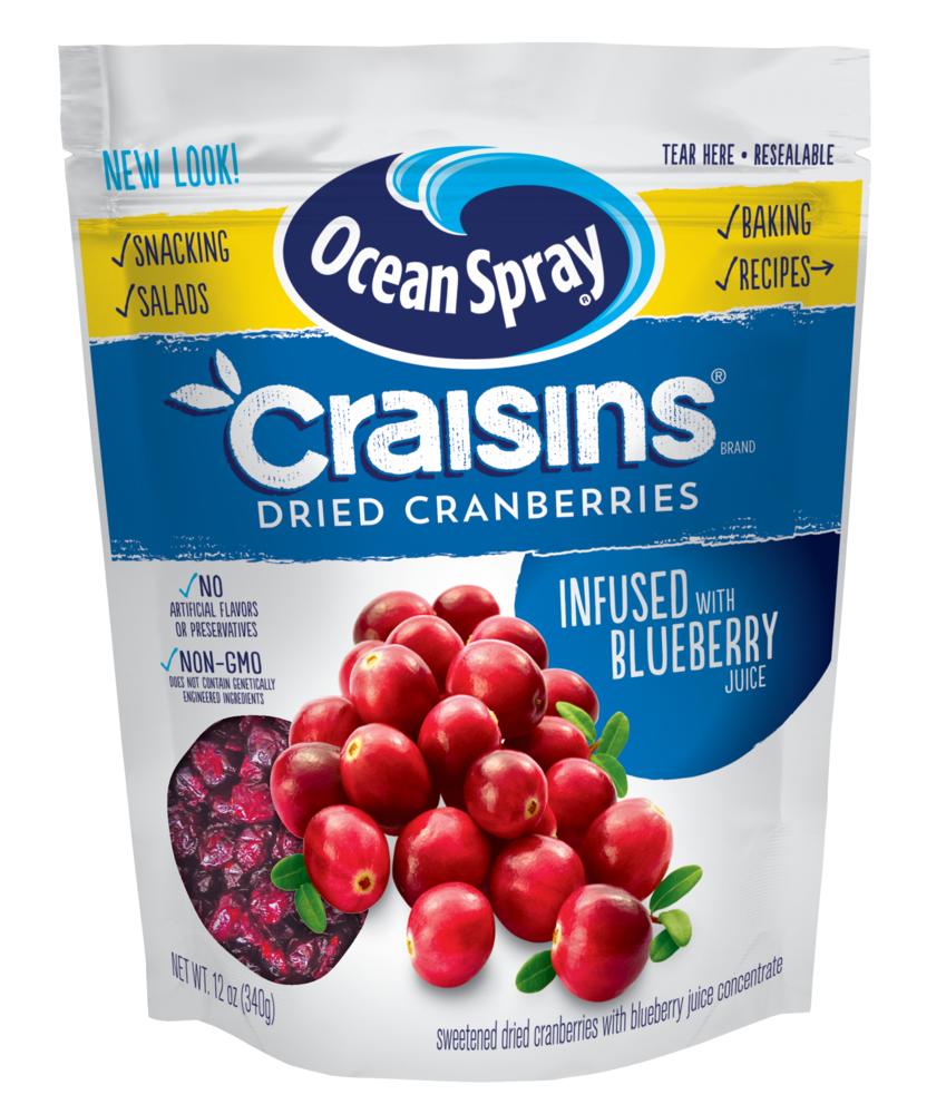 Ocean Spray, Craisins, Blueberry Juice Infused Dried Cranberries