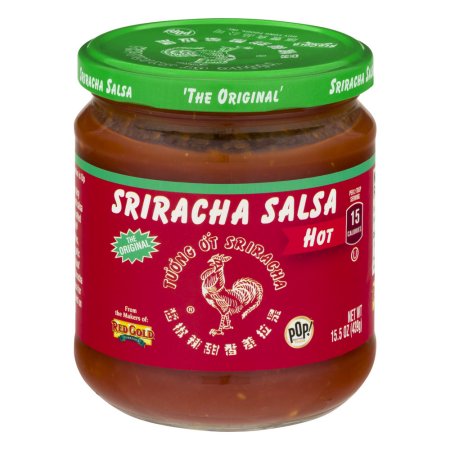 THE ORIGINAL, HOT SRIRACHA SALSA, THE ORIGINAL, HOT