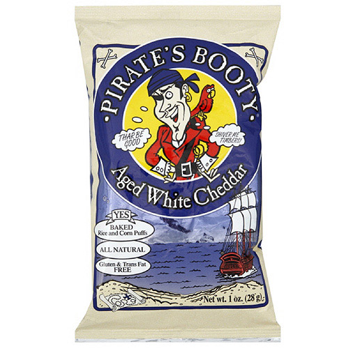 Pirate S Booty Aged White Cheddar Puffs Cheese Snacks  1 Oz (Pack of 24)