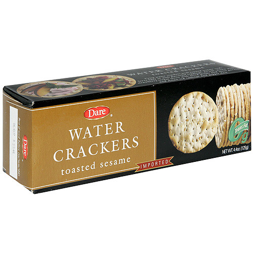 Dare Toasted Sesame Water Crackers, 12ct (Pack Of 12)