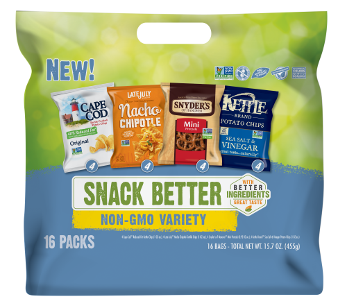 Snyder's-Lance Snack Better Non-GMO Variety Packs - Pretzels, Kettle & Tortilla Chips - 16 Count