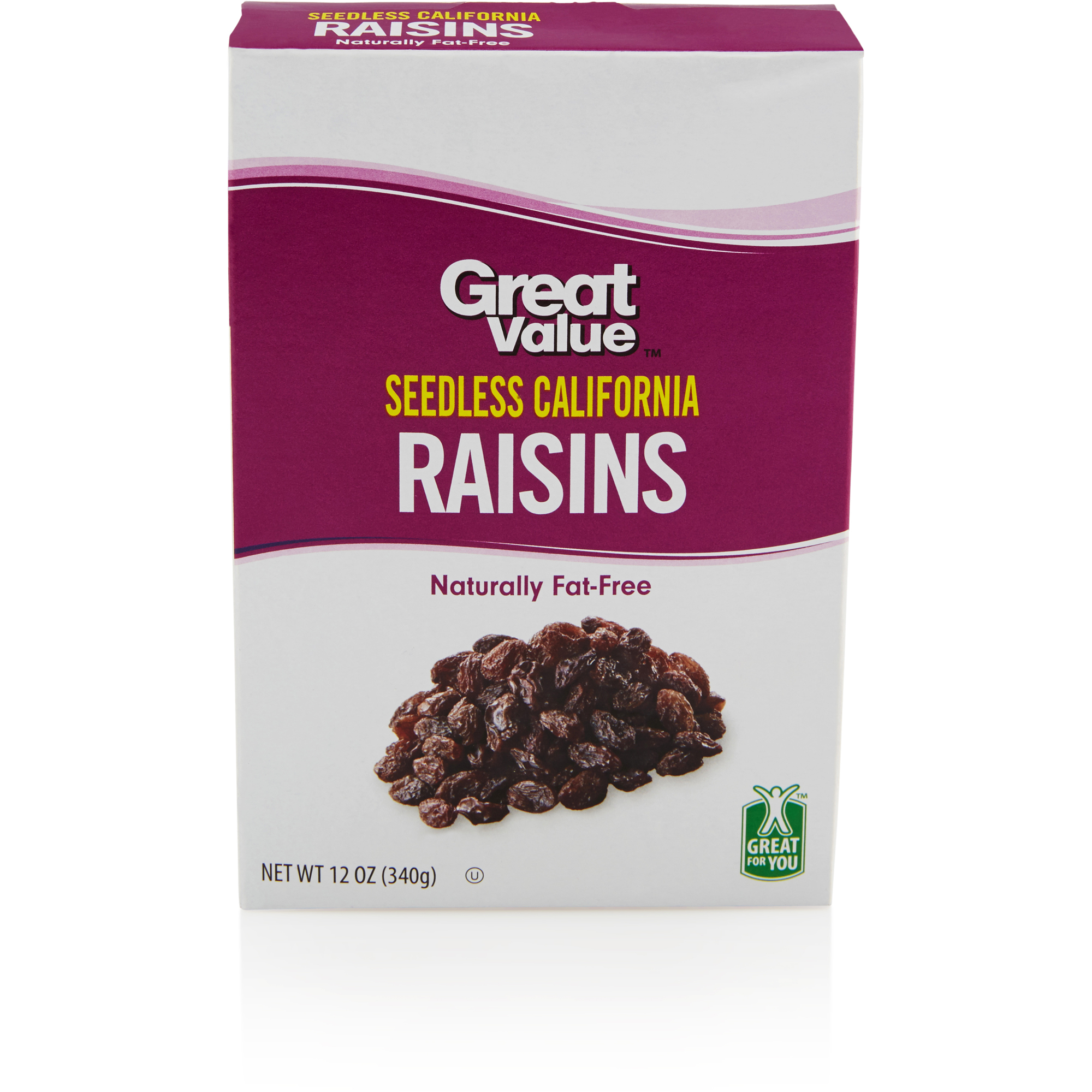 Great Value Sun-Dried Raisins, 12 Oz Image