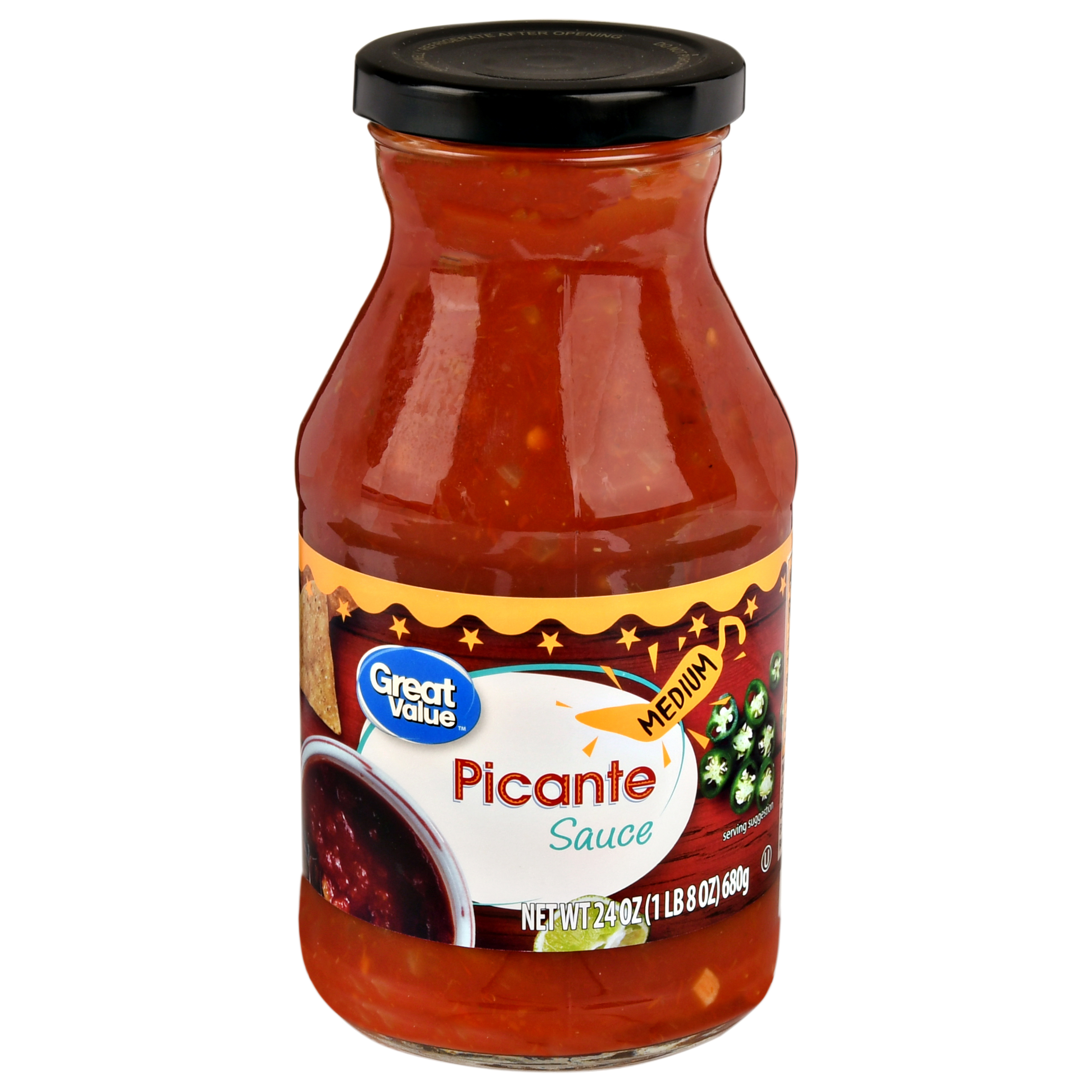 Great Value Medium Picante Sauce, 24 Oz