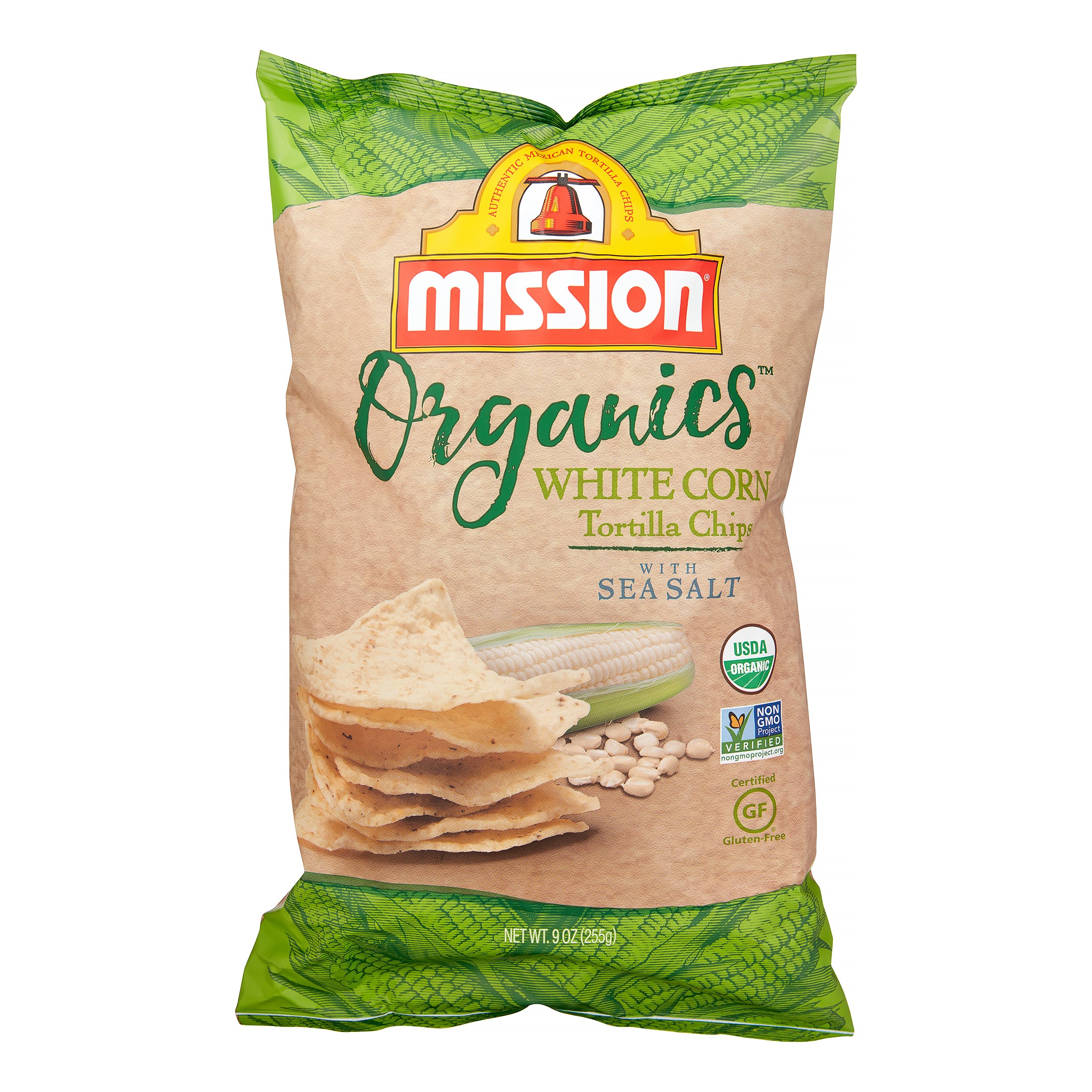 White Corn Tortilla Chips with Sea Salt