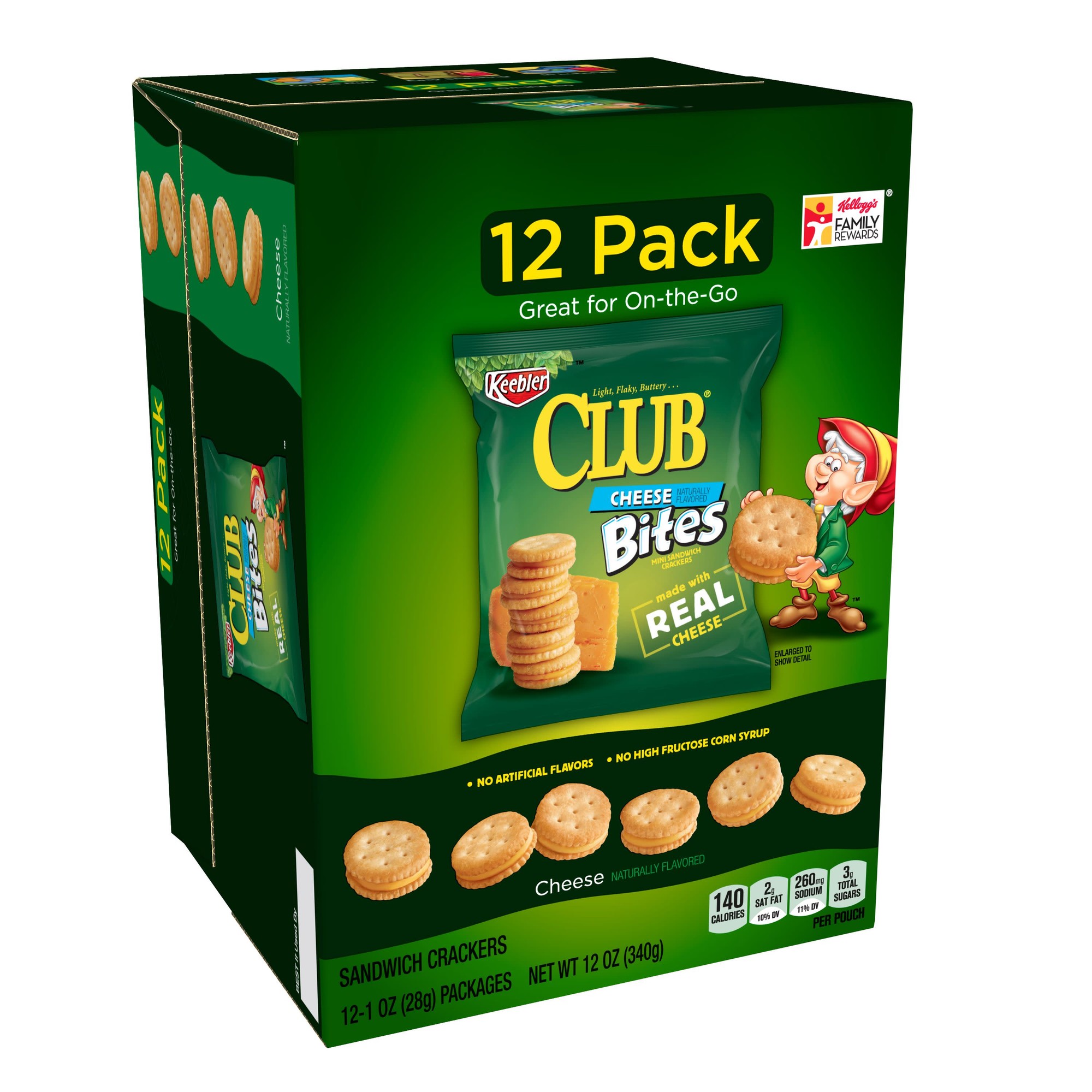 Keebler Club Crackers Cheddar 12oz