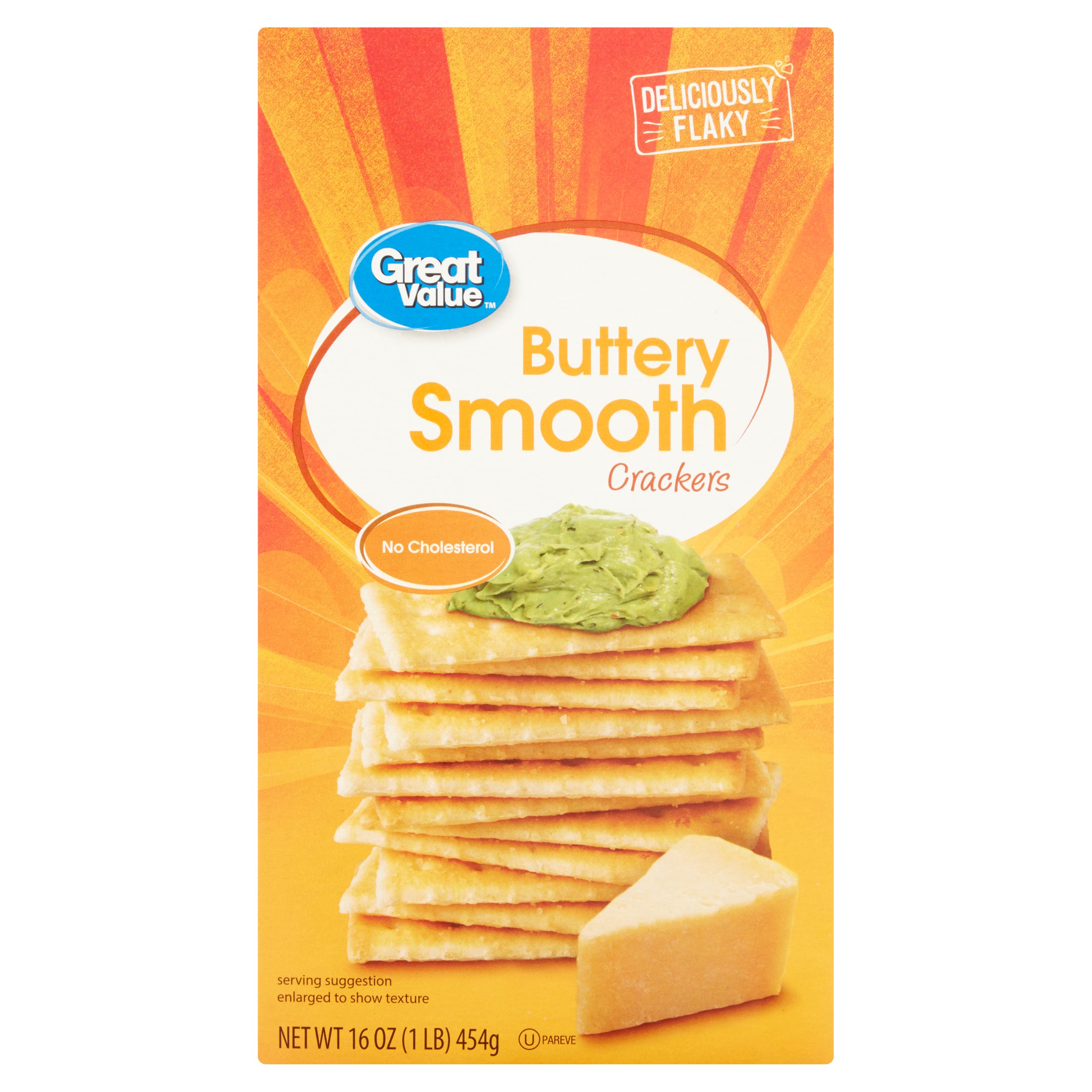 Great Value Buttery Smooth Crackers, 16 Oz. Image