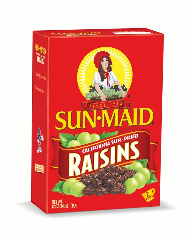 Sun-Maid California Sun-Dried Raisins  Dried Fruit Snack  12 Oz Box