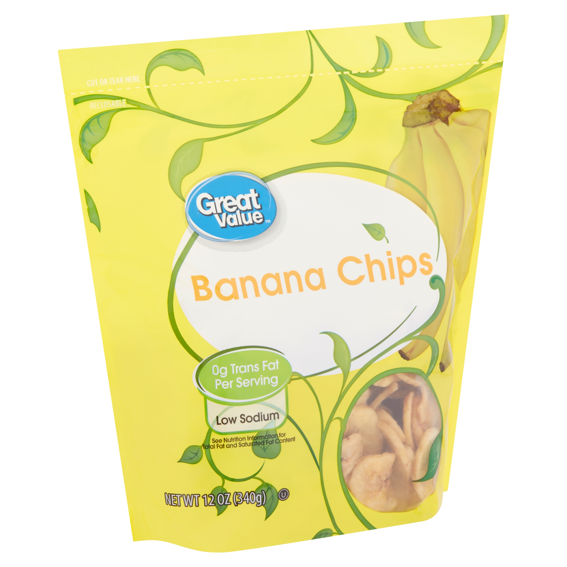 Great Value Banana Chips, 12 Oz Image