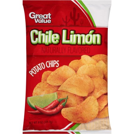 Great Value, Potato Chips, Chile Limon Image