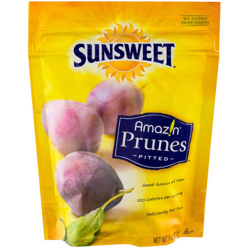 Sunsweet Amazin Prunes Pitted Prunes Bag - 8 Oz