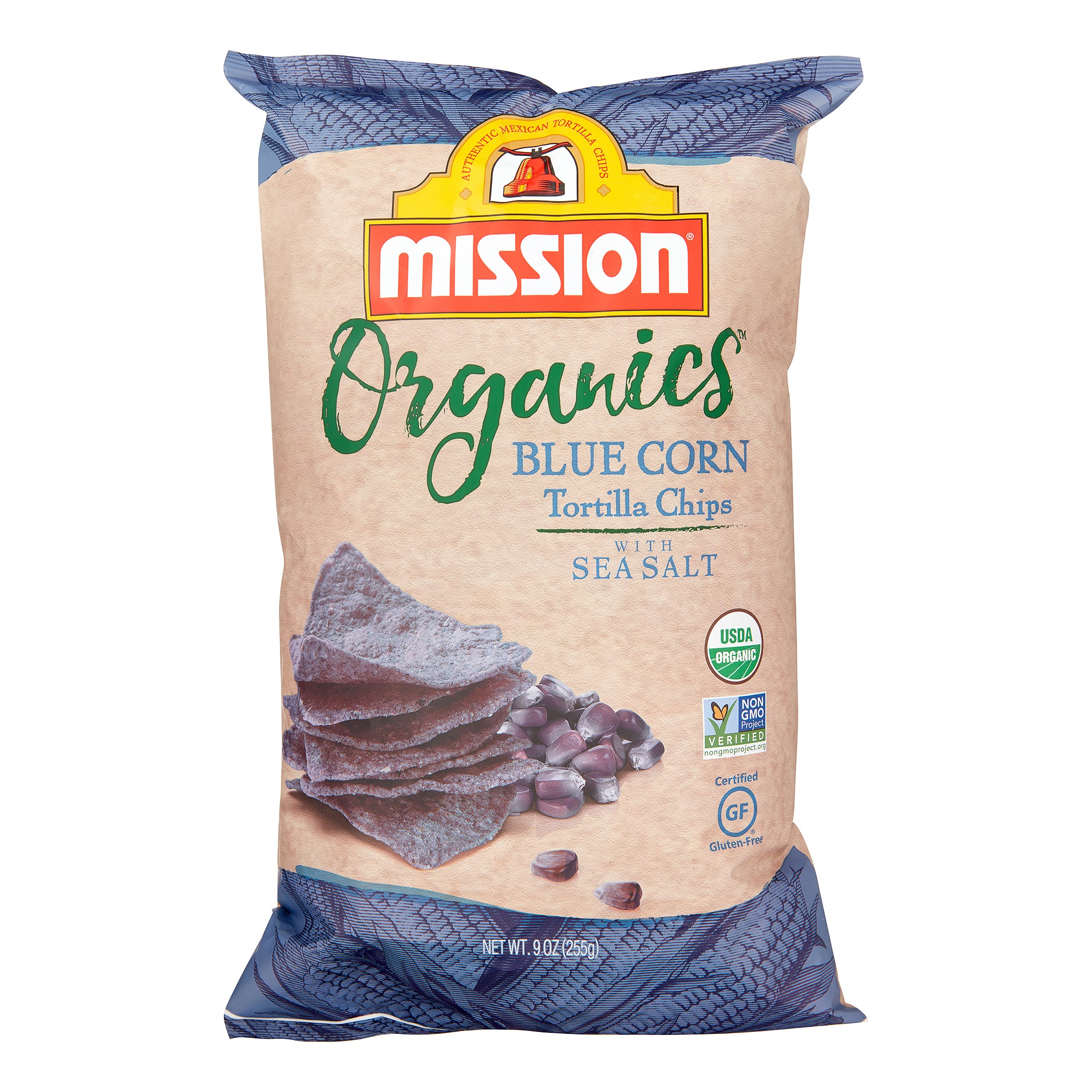 Blue Corn Tortilla Chips with Sea Salt
