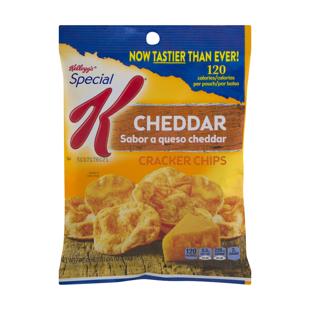 FODMAPs, Gluten & More Kellogg's Special K Crackers Cheddar 1.06oz