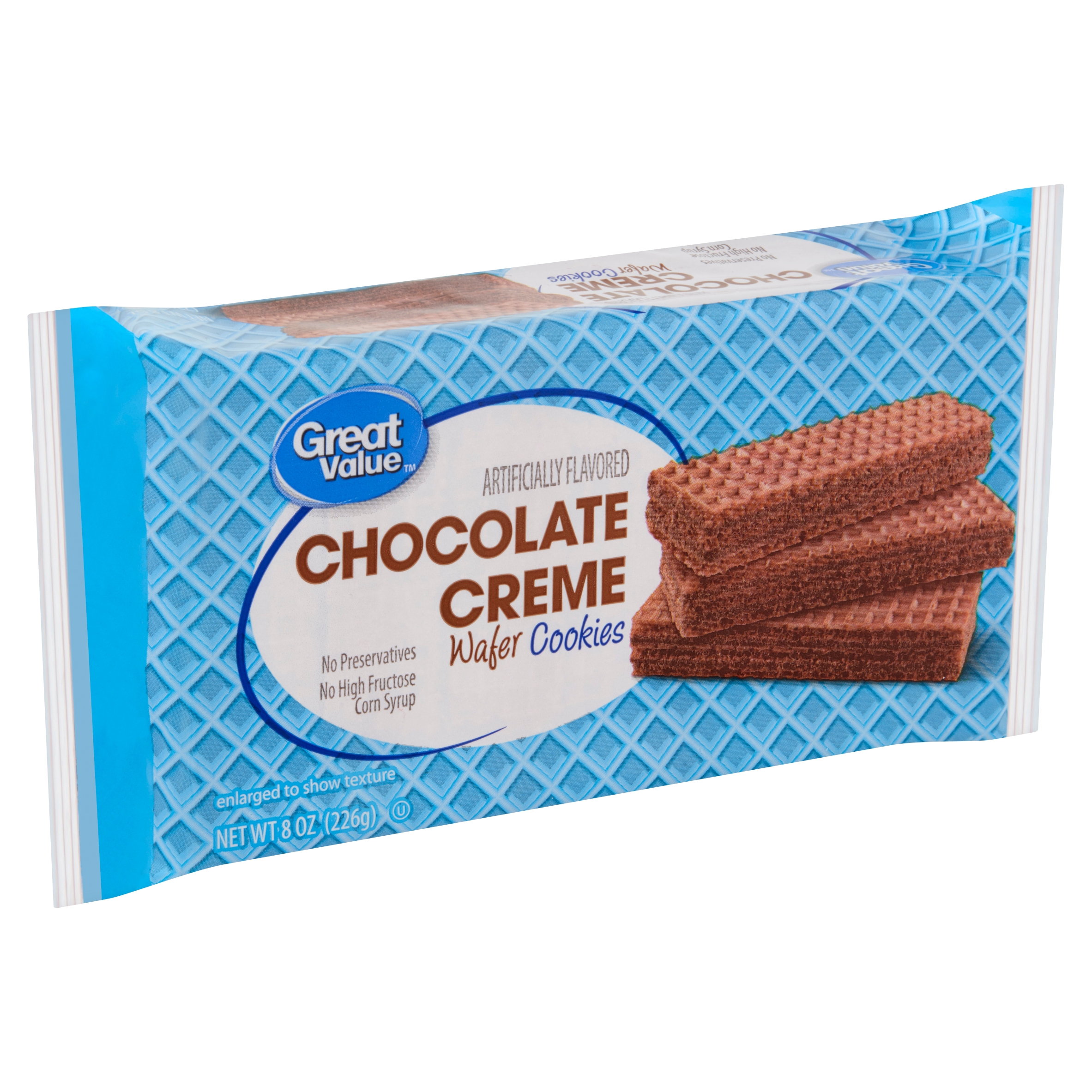 CHOCOLATE CREME FLAVORED WAFER COOKIES, CHOCOLATE CREME