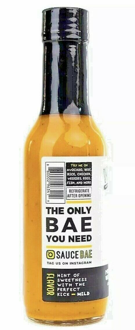 Sauce Bae Hot Sauce Skinny Habanero Turmeric Low Sodium 5 Fl Oz. thumbnail