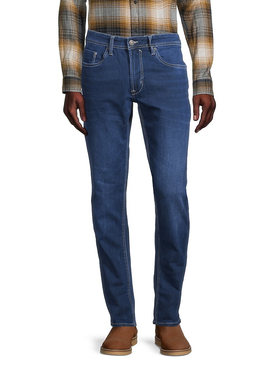 BUFFALO David Bitton Men's Evan-X Slim Straight-Fit Jeans - Dark Blue - Size 33 32