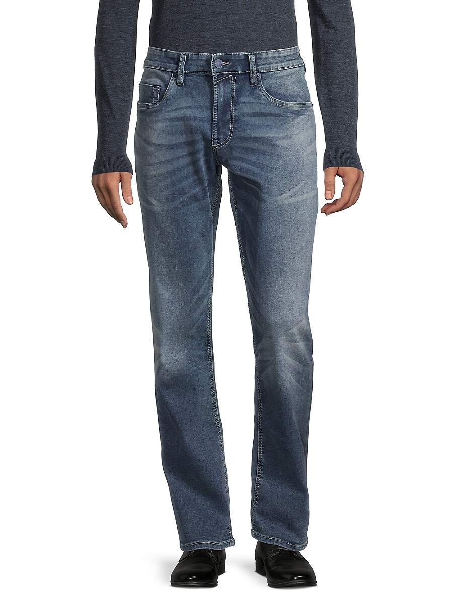 BUFFALO David Bitton Men's Ash-X Slim-Fit Jeans - Blue Grey - Size 33 32