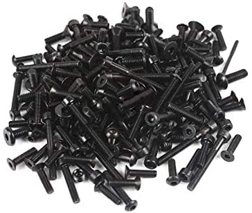 Yugaoo 8106 Full All Screws Set for 1/8 ZD Racing 9116 9020 9021 9072 9071 9203 08421 08423 08425 08427 08428 RC Car Parts