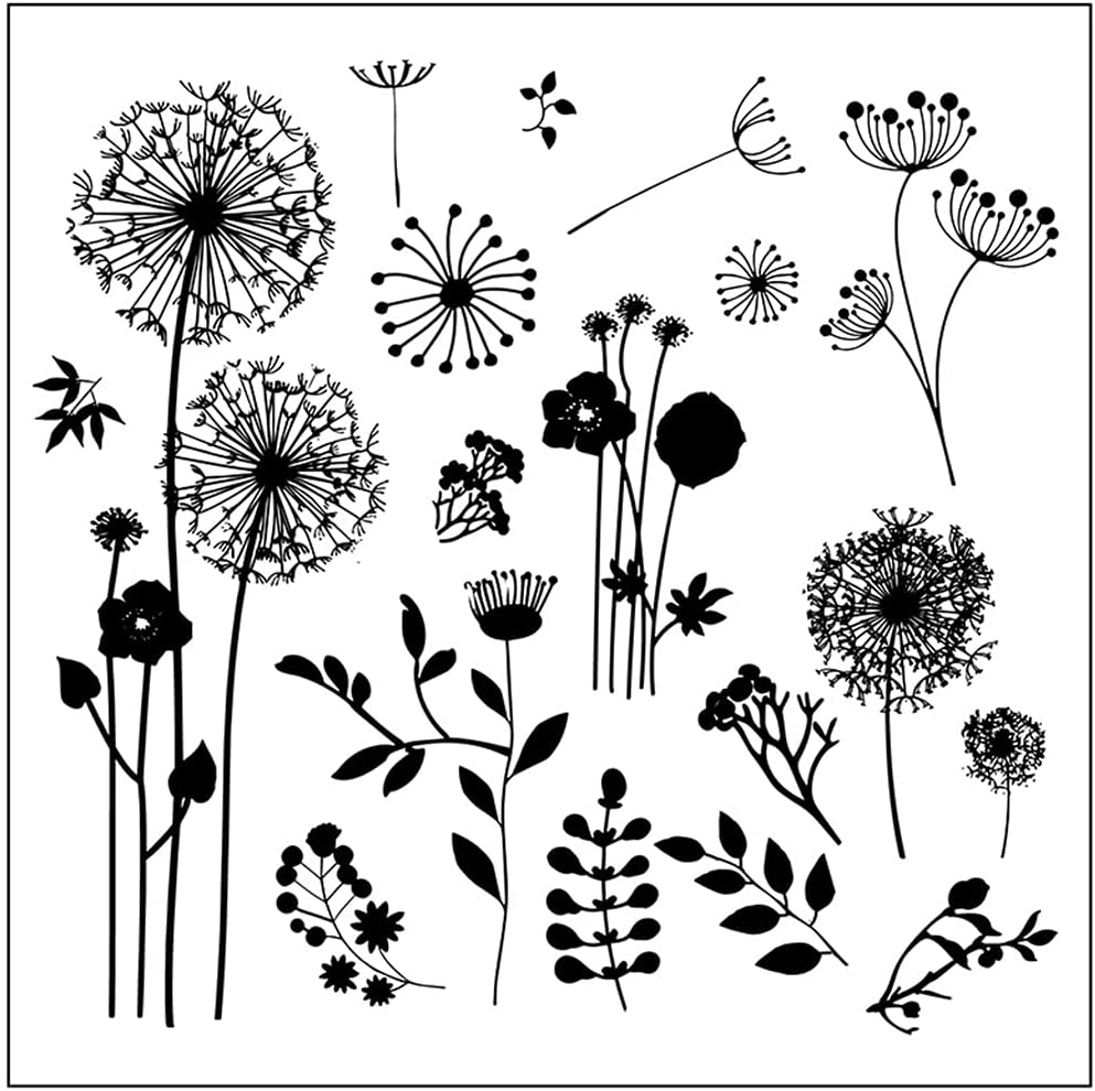 Yugaoo Cartoon Seal Stamp, Rose Flower Silicone Clear Seal Stamp DIY Scrapbooking Embossing Photo Album Decorative Paper Card - Tre B