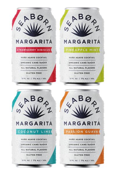 Seaborn Cocktails Margarita Variety 12 Pack Ready-to-drink - 12x 12oz Cans