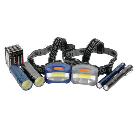 Ozark Trail LED LED Flashlight & Penlight & Headlamp Set