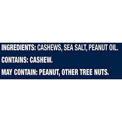 PLANTERS Deluxe Whole Cashews, 18.25 Oz. Resealable Jar - Wholesome Snack Roasted in Peanut Oil with Sea Salt - Nutrient-Dense Snack & Good Source of thumbnail