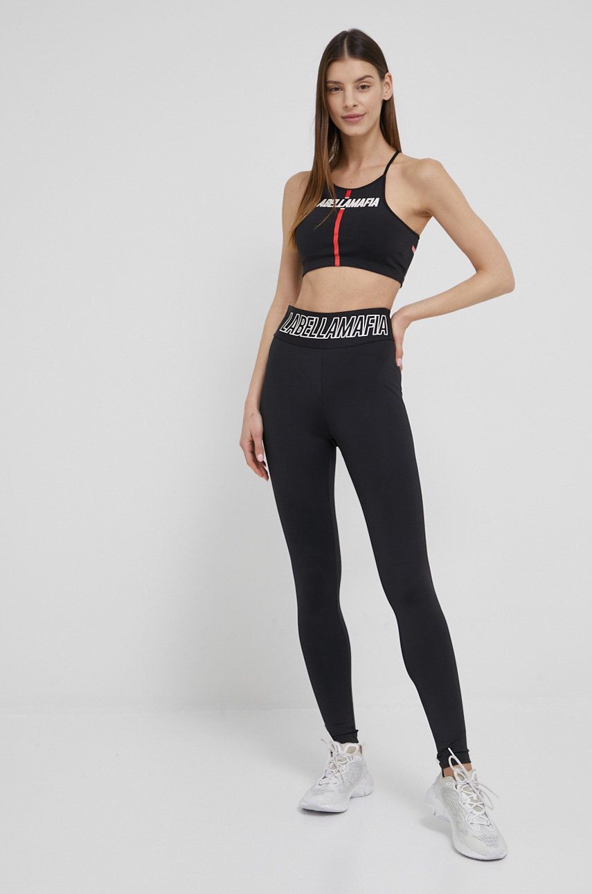 LaBellaMafia Edzs Top S Legging Essentials Fekete, Ni