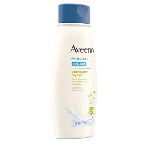 Aveeno Skin Relief Body Wash with Chamomile Scent & Soothing Oat, Gentle Soap-Free Body Cleanser for Dry, Itchy & Sensitive Skin, Dye-Free & Allergy-T thumbnail