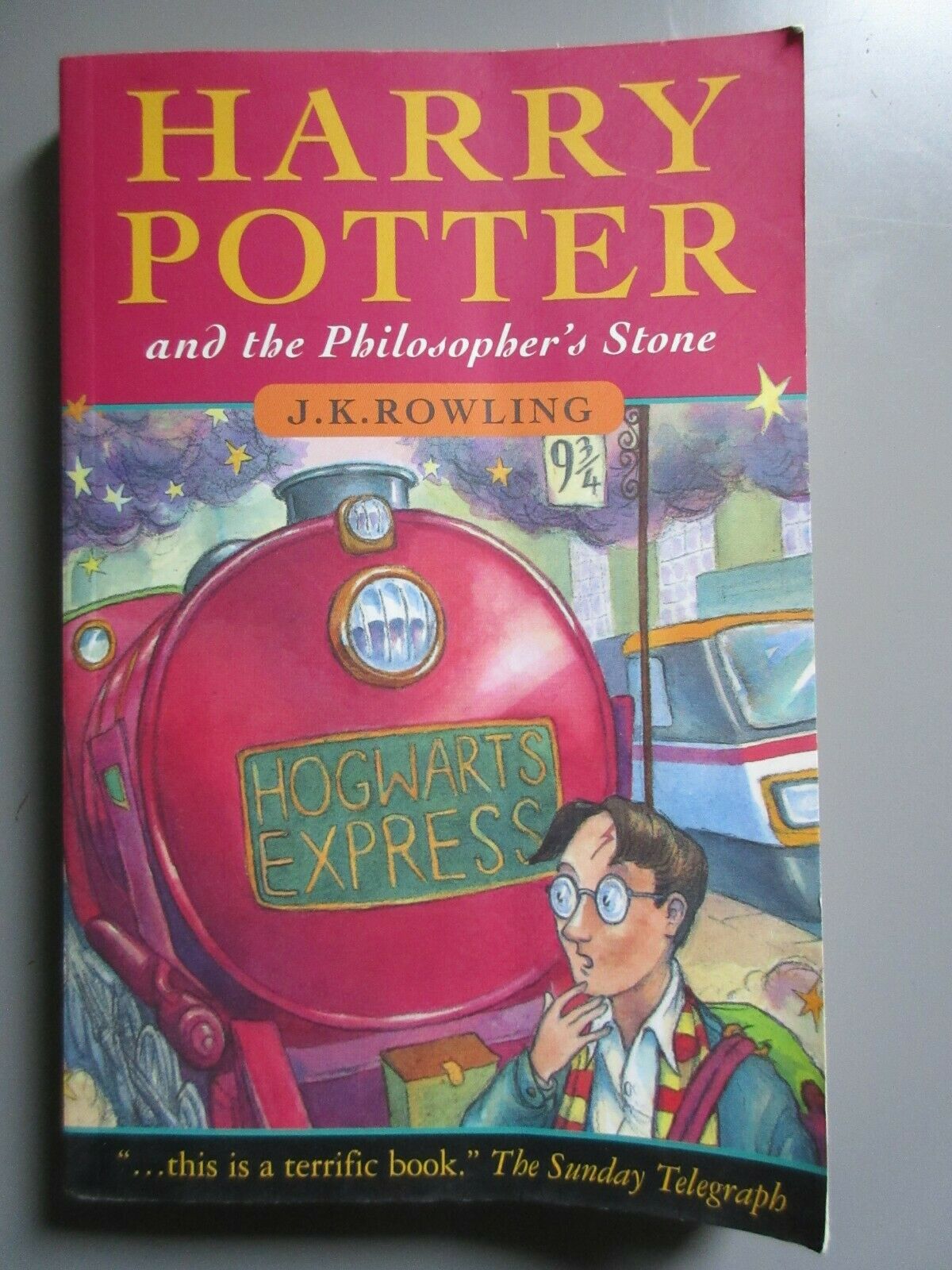 Harry Potter Philosopher's Stone J.K.Rowling 11th Canadian Softcover Ed 2000 thumbnail 