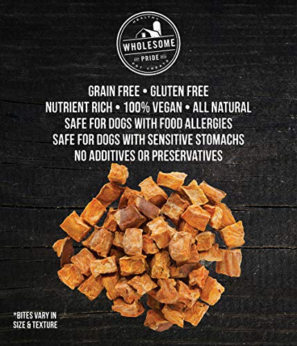 Wholesome Pride Pet Treats Sweet Potato Bites 100% All-Natural Single Ingredient Dog Treats, 16-oz thumbnail