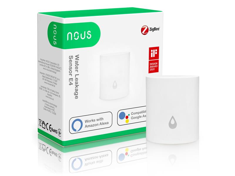 Smart Detektor Niku Vody NOUS E4 ZigBee Tuya