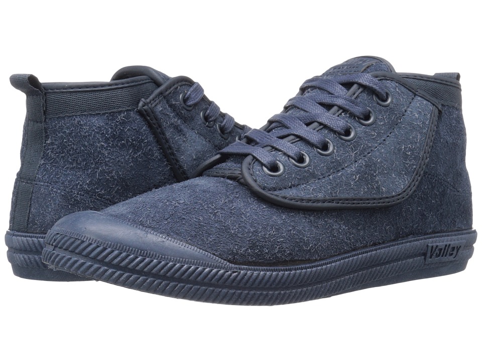 Volley Australia - High Leap Hairy Suede (Navy/Navy/Navy) Men's Shoes