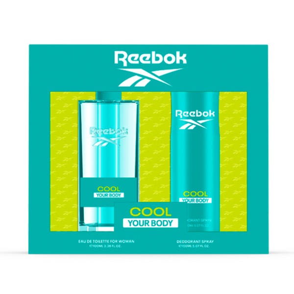 Reebok Cool Your Body Women Gift Set 100ml EDT + 150ml Body Spray