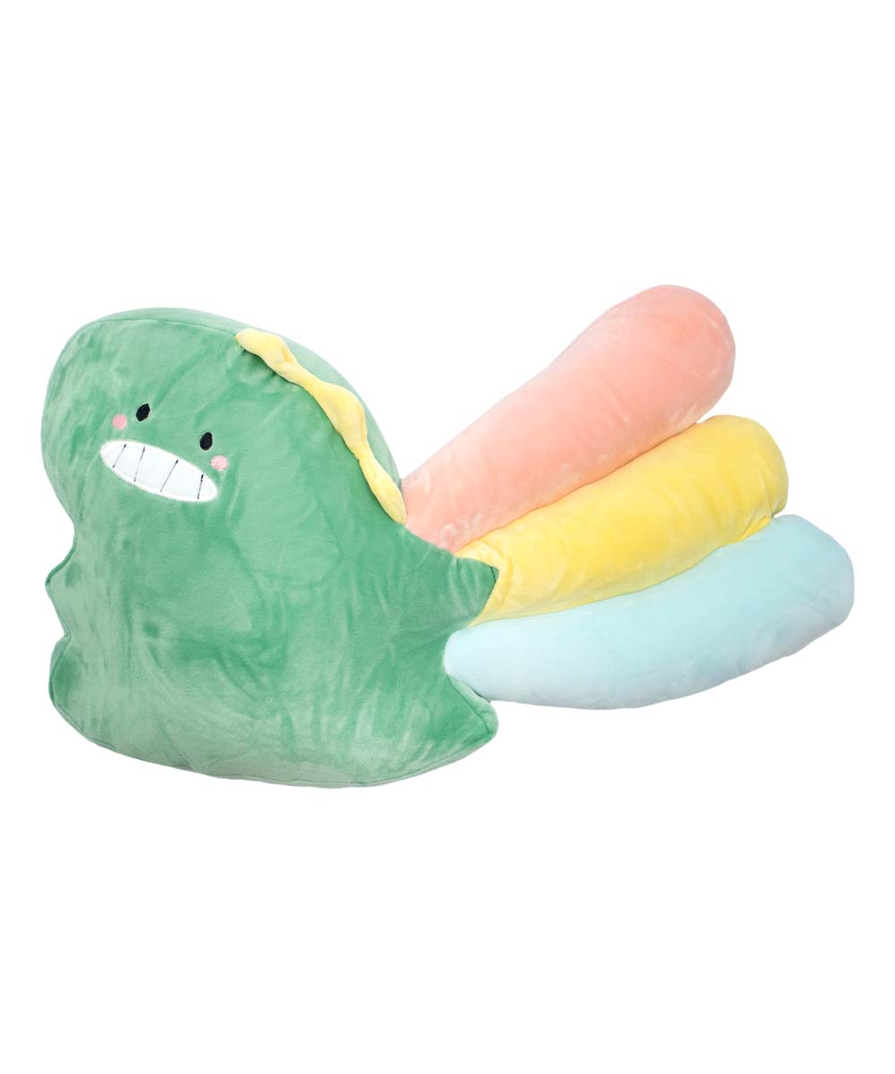 Bewaltz  Decorative Figurines Green - Green Dinosaur Comet Tail Pillow Plush Toy
