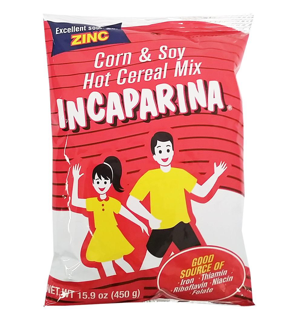 Incaparina Corn & Soy Cereal 15.9 Oz - Cereal De Maiz Y Soya (Pack of 4)
