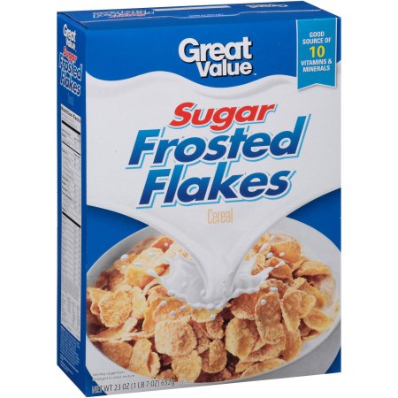 Great Value, Sugar Frosted Flakes Cereal Image