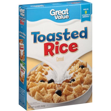 Great Value, Toasted Rice Cereal Image