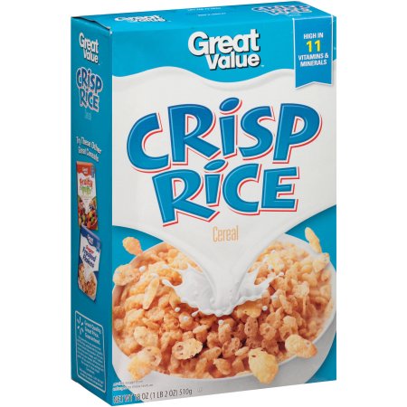 Great Value, Crisp Rice Cereal Image